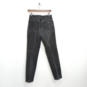 Vintage Guess USA Jeans Original Fit In Washed Black Classic Fit Narrow Leg